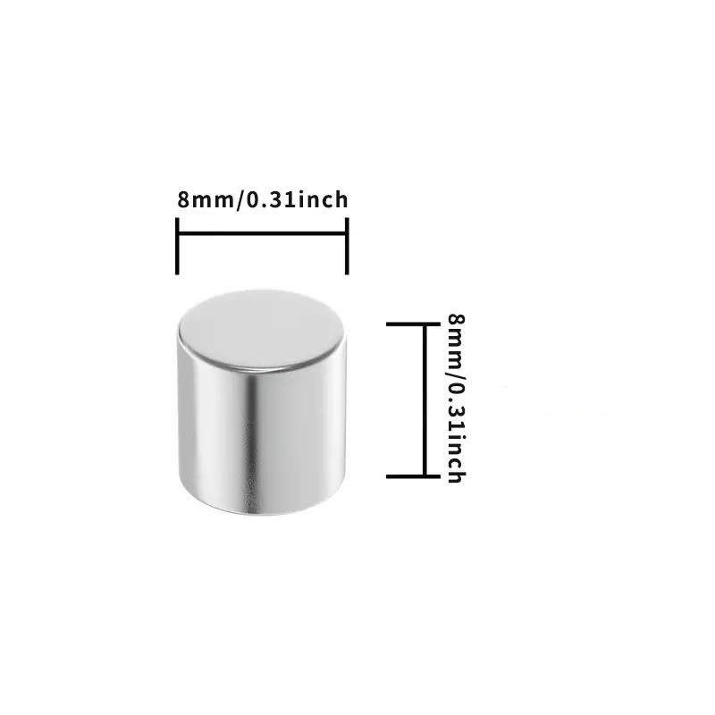 8X8 cylindrical magnet
